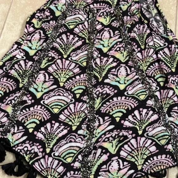 Justice Kids Print Sleeveless Girls top size 6/7 - Picture 3 of 7